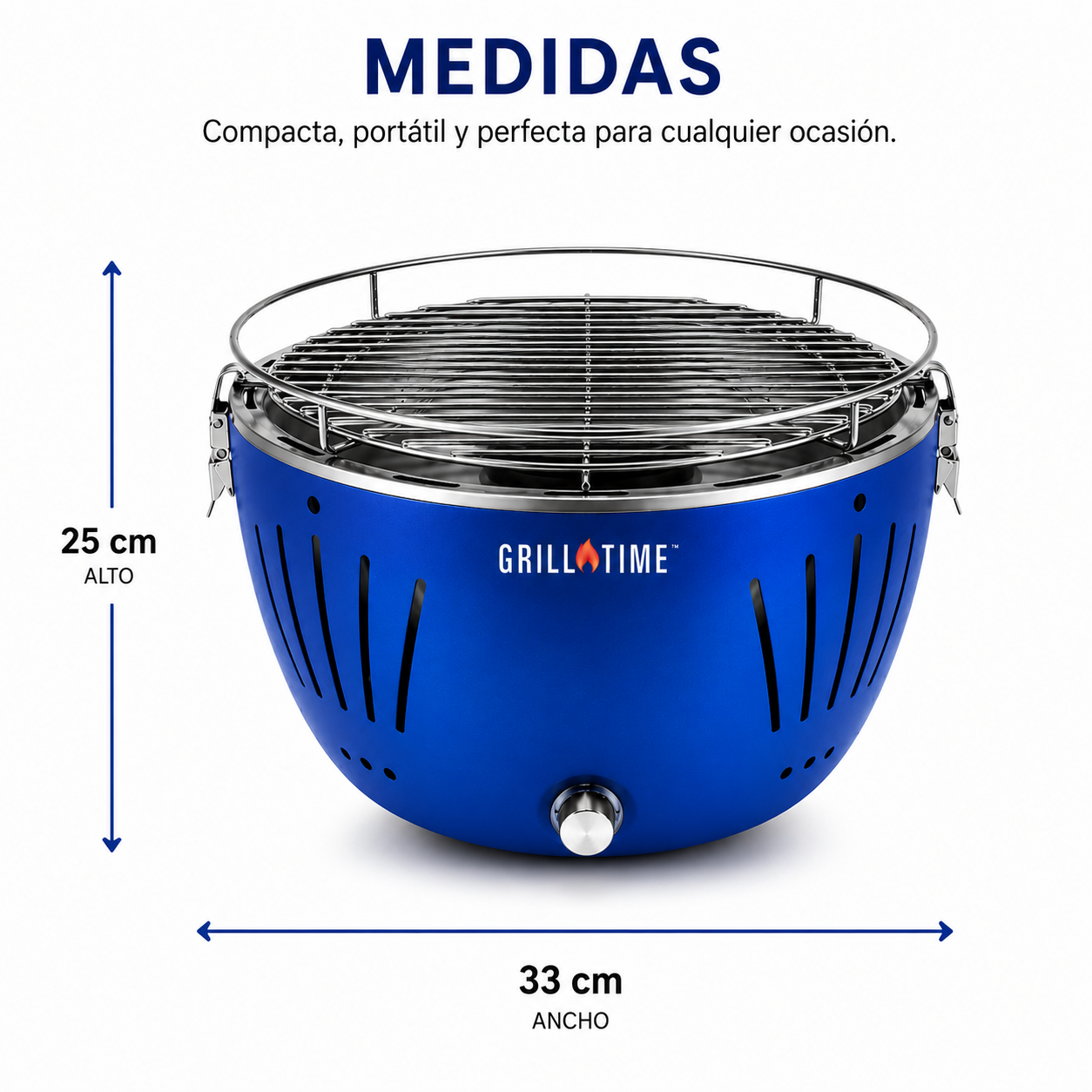 Asador Portátil Tailgater de Carbón - 13 pulgadas