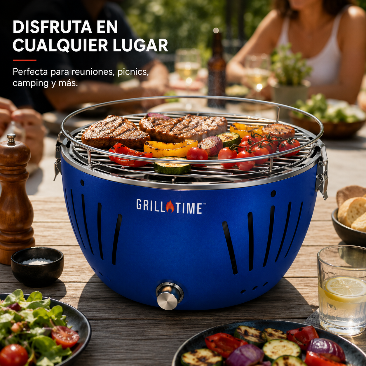 Asador Portátil Tailgater de Carbón - 13 pulgadas