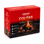 Colitas Vision Grills 100% Natural | Encendedor para Asadores, Chimeneas y Fogatas