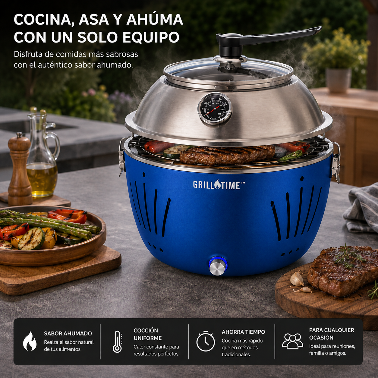 Tapa para Asador Portátil 13″