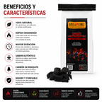 Bolsa Carbon GRILL TIME 1kg