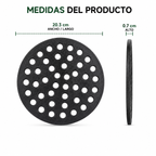 PARRILLA PARA  CARBÓN NEGRA