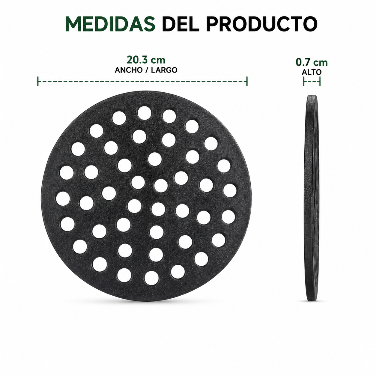 PARRILLA PARA  CARBÓN NEGRA