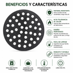 PARRILLA PARA  CARBÓN NEGRA