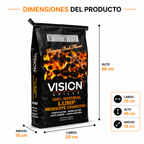 Carbón de Mesquite 100% Natural. Bolsa 20 lb.