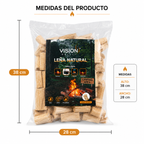 Leña Seca Natural 2kg