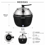 Asador Portátil Tailgater con Tapa de Carbón - 13 pulgadas