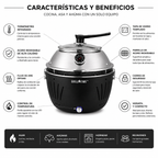 Asador Portátil Tailgater con Tapa de Carbón - 13 pulgadas