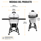 Asador Cerámica Carbón ó Gas – Serie S