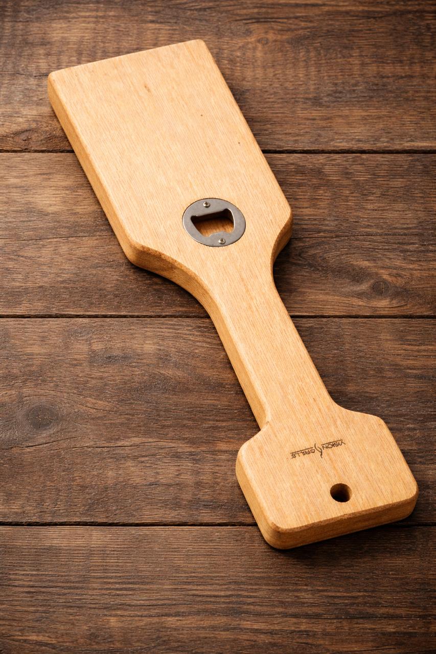 Raspador Limpiador Para Parrilla Madera Encino