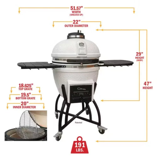 Asador Cerámica Carbón ó Gas – Serie S