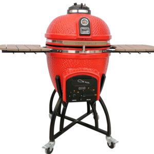 Asador Kamado de cerámica_ Serie C_ Color Rojo